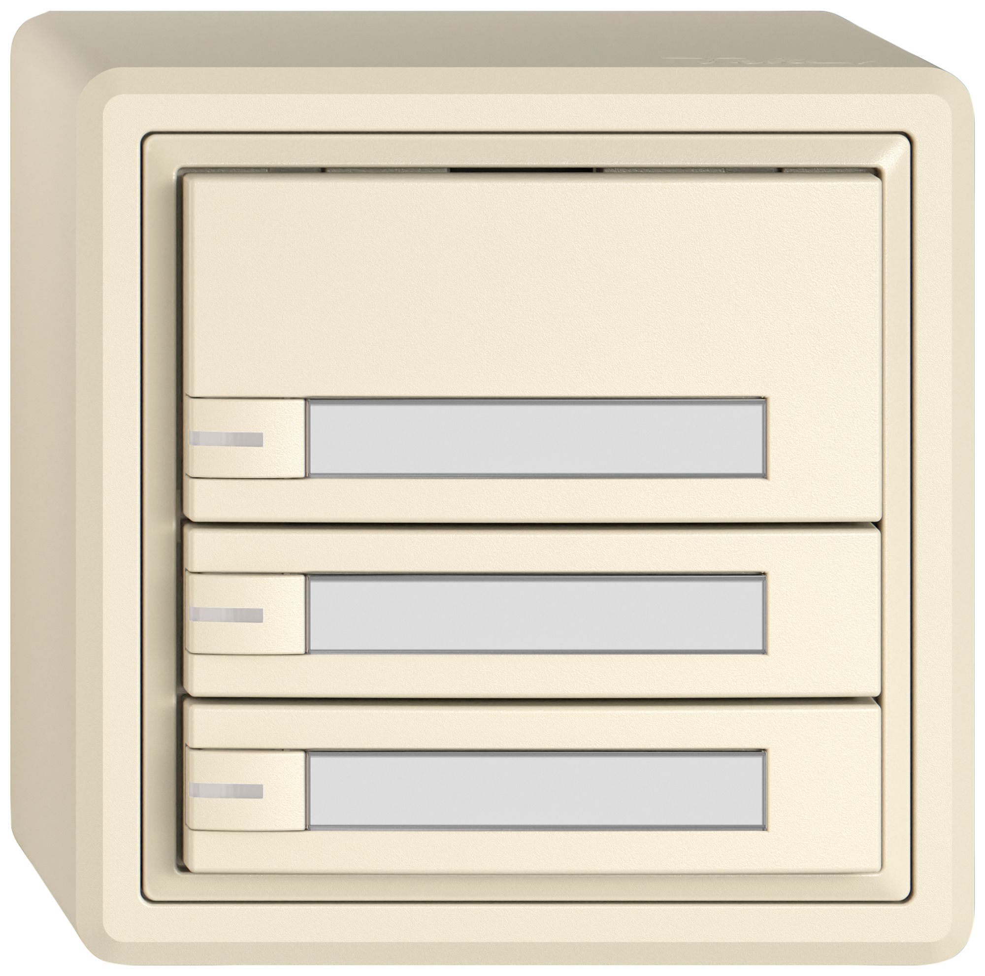 Pulsante KNX RGB AP EDIZIO.liv SNAPFIX® sensore temp.RGB-LED targ.3× com.1T cr