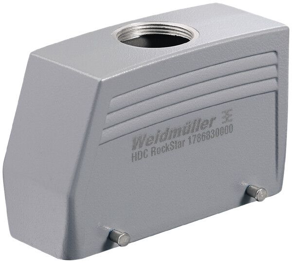 Steckergehäuse Weidmüller HDC 64D Querbügel Unterteil hoch Gr.8 1×M32 oben