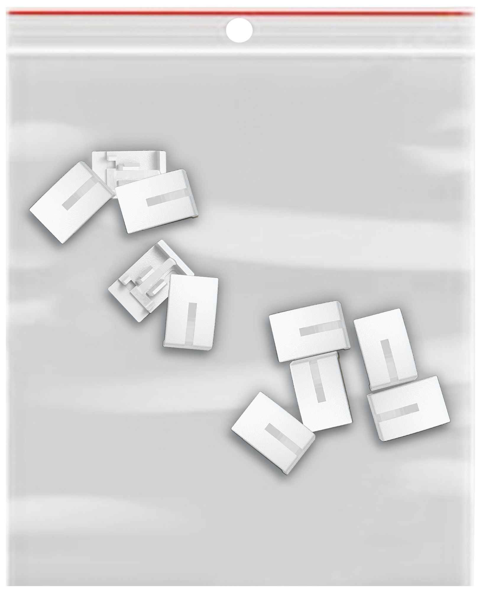 Module latéral EDIZIO.liv SNAPFIX® p.KNX UNI&zeptrion 10 pièces avec LED bc