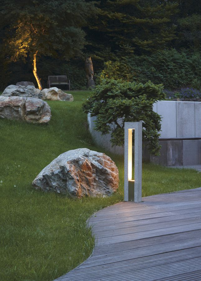 Lampadaire SLV ARROCK ARC, GU10 35W IP44 salt&pepper