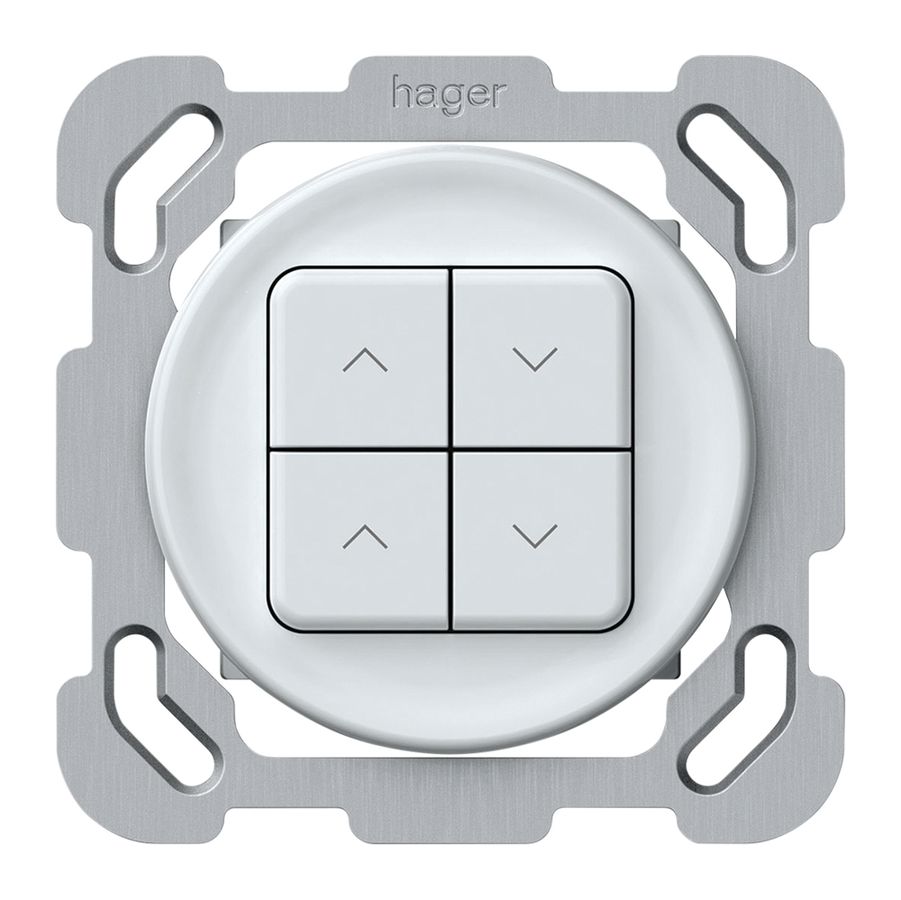 Actionneur de jalousie KNX ENC origin 4×touches blanc