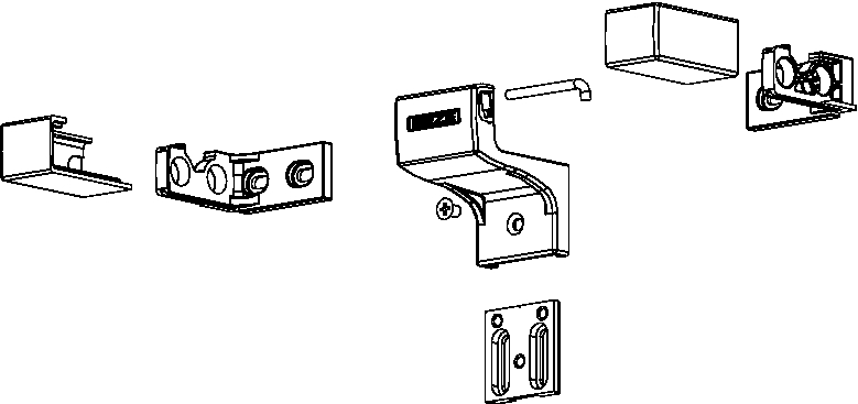 Ensemble de console a Slimchain standard GEZE