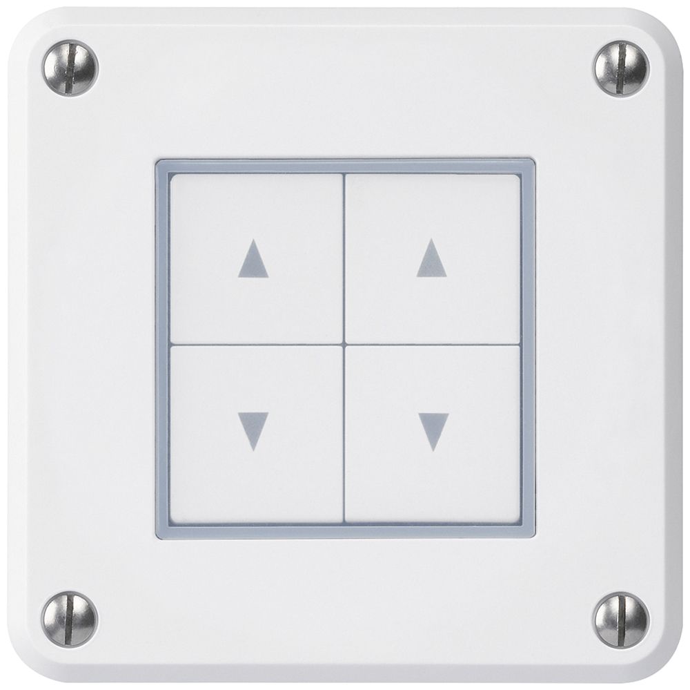 Contact pour stores ENC robusto IP55 blanc avec 4 touches de fonction p.combi