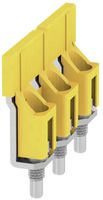 Connexion transversale Weidmüller WQV 35/3 vissé 3L pas 16mm isolé 112A jaune