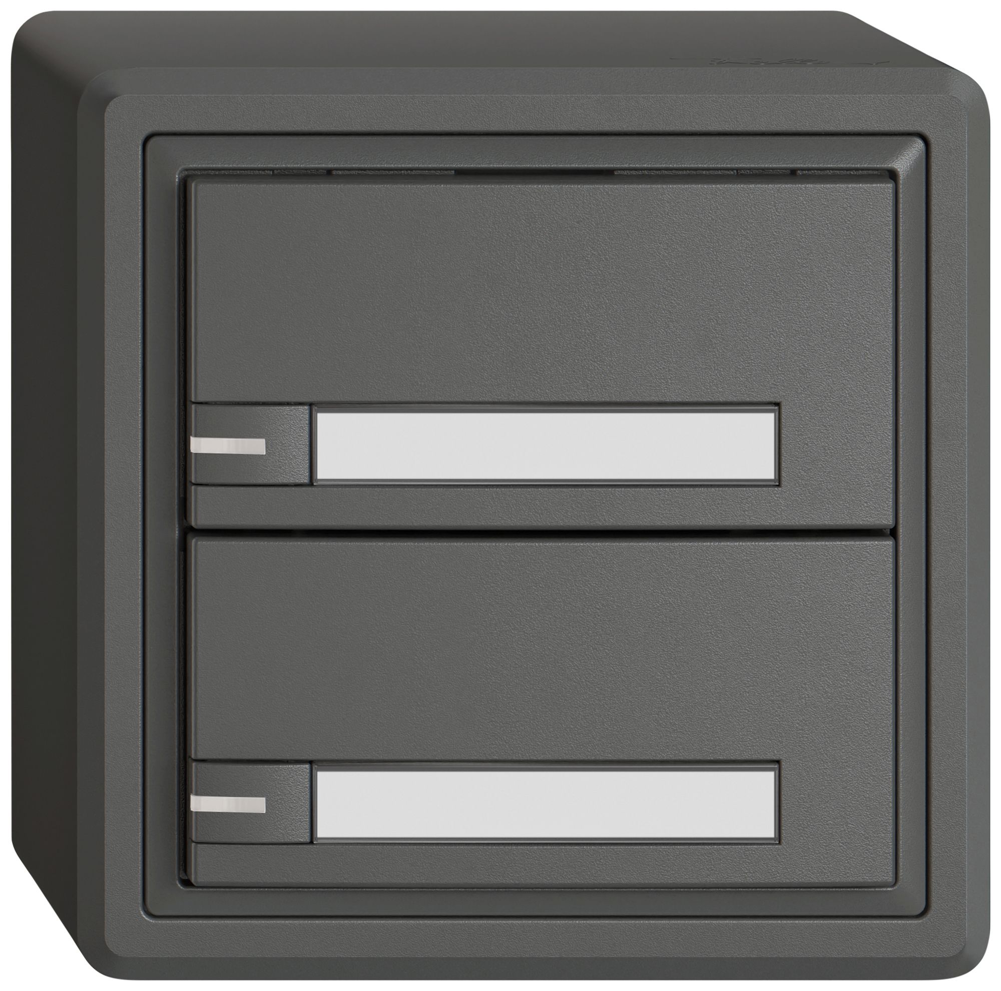 Poussoir KNX RGB AP EDIZIO.liv SNAPFIX® capteur temp.RGB-LED étiqu.2×com.1T grf