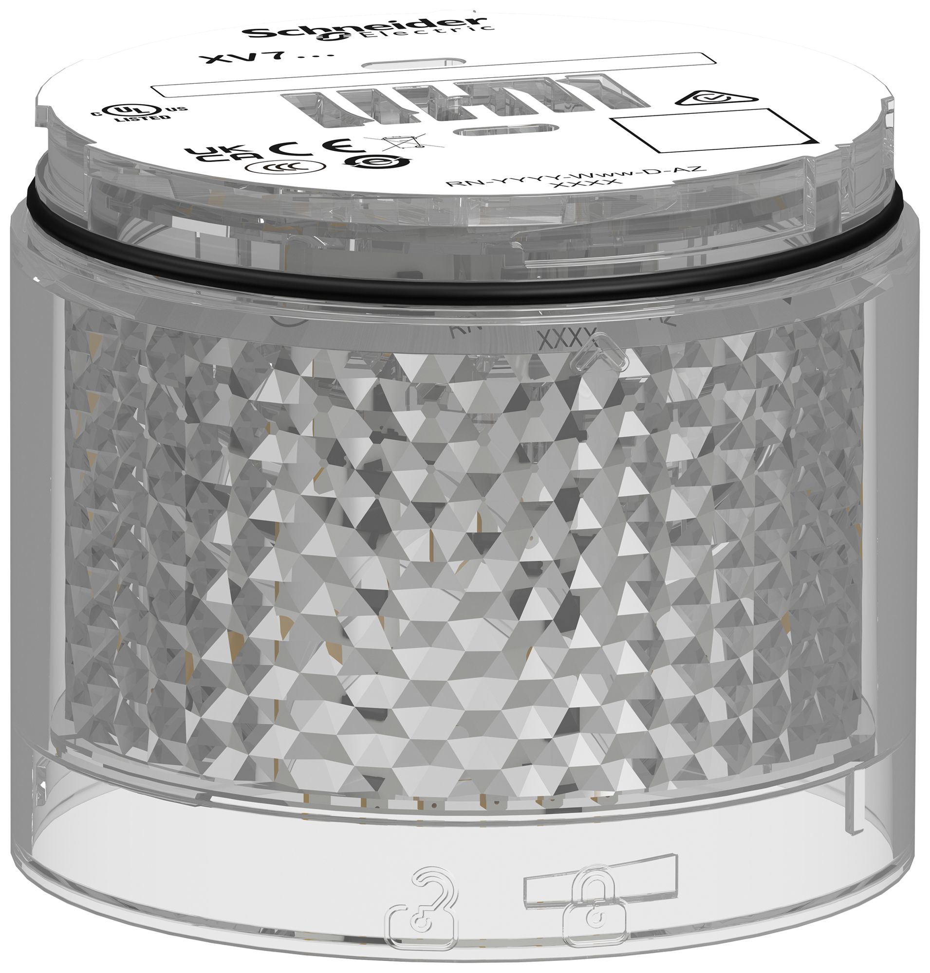 Elemento luminoso LED Harmony 24VAC/DC incolore luce fissa