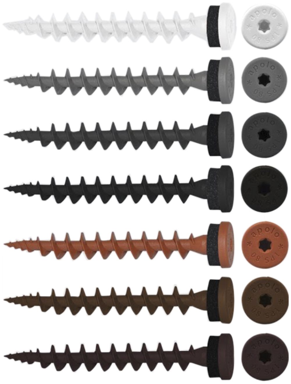 Vite per piastra isolante EFCO IPS 80, 80mm, marrone rame