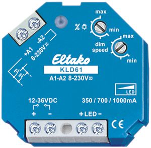 EB-Ferndimmer Eltako 30W 12…36 VDC 1000mA, KLD61