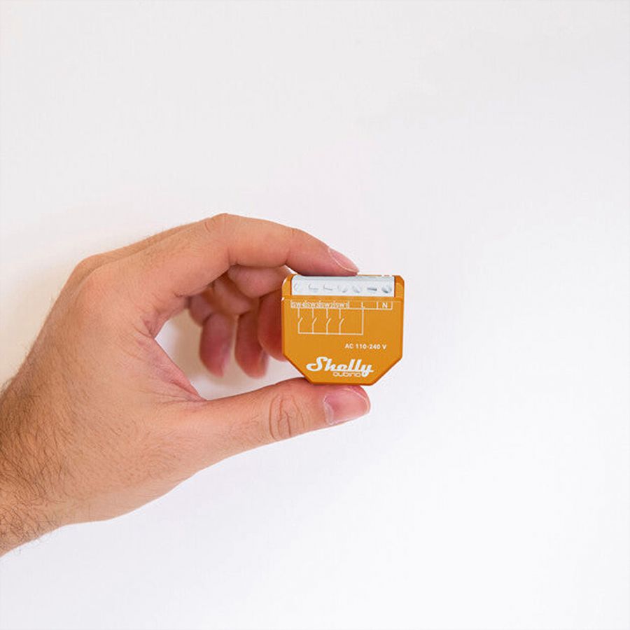 EB-RF-Binäreingang Shelly Wave i4 4×Eing Z-Wave 110…240V AC orange