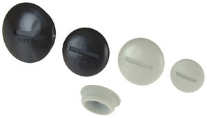 Bouchon avec rebord PA M40 noir