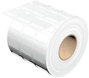 Kabelmarkier-Etikette WM THM WO für Ø3.2…4.8mm 25mm Vinyl weiss