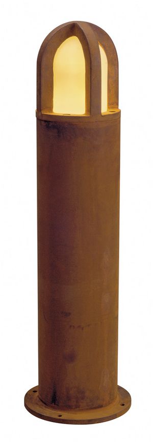 Standleuchte SLV RUSTY CONE 70, E27 11W IP54 Eisen gerostet