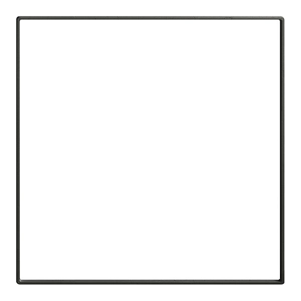 Telaio complementare EDIZIOdue prestige 3×3 nero