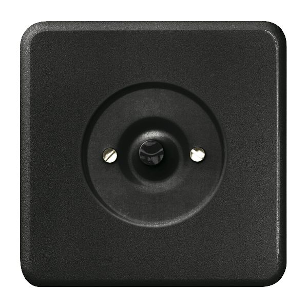 UP-Frontset FH schwarz zu Anschlussdose 1300-8