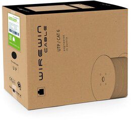 Wirewin Netzwerkkabel Cat.6 UTP Box à 305m, weiss, hochflexibel 4.6mm