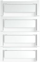 Marcatore per apparecchi WM MultiCard CC autoadesiva 15×60mm PA66 argento