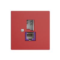 Dose T+T 6P/1×RJ45 DSL-Breitband EDIZIOdue berry