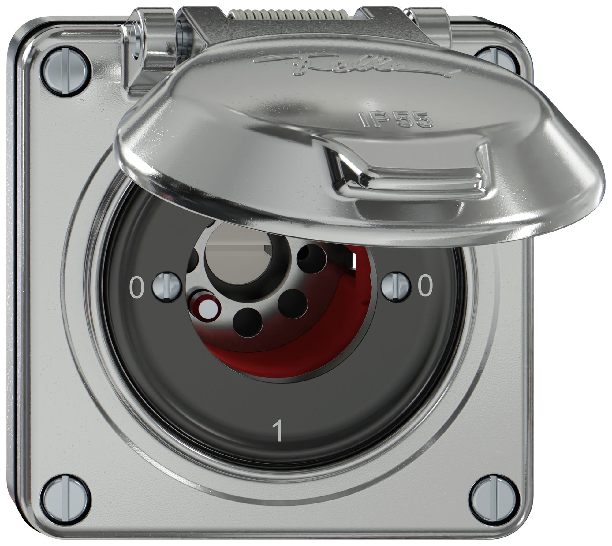 Interruttore a chiave INC ELEMENT SNAPFIX® 2×1P coperchio 16A 400V 0-1-0-1 all