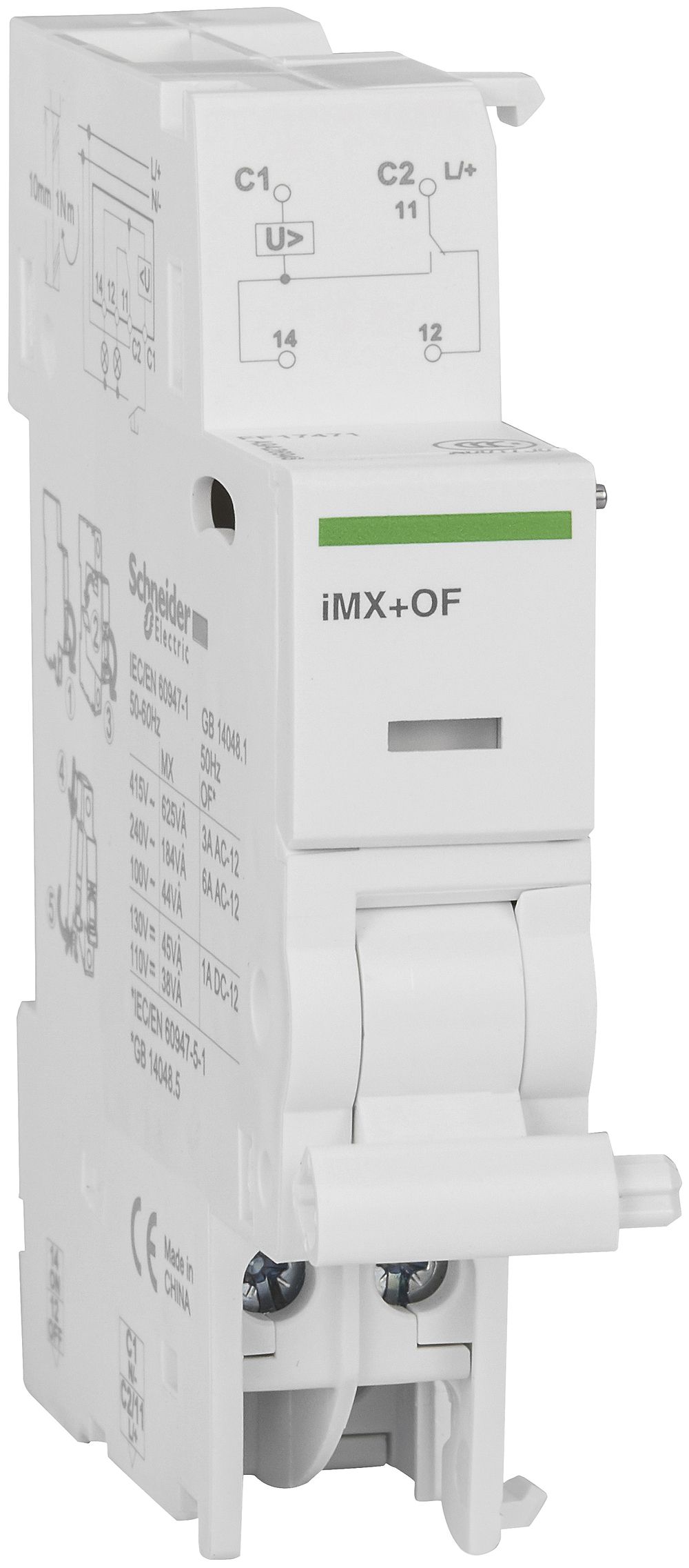 Arbeitsstromauslöser Schneider Electric MX+OF 110…415V AC