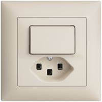 UP-Kombination 3/1L+T23 16A EDIZIOdue crema