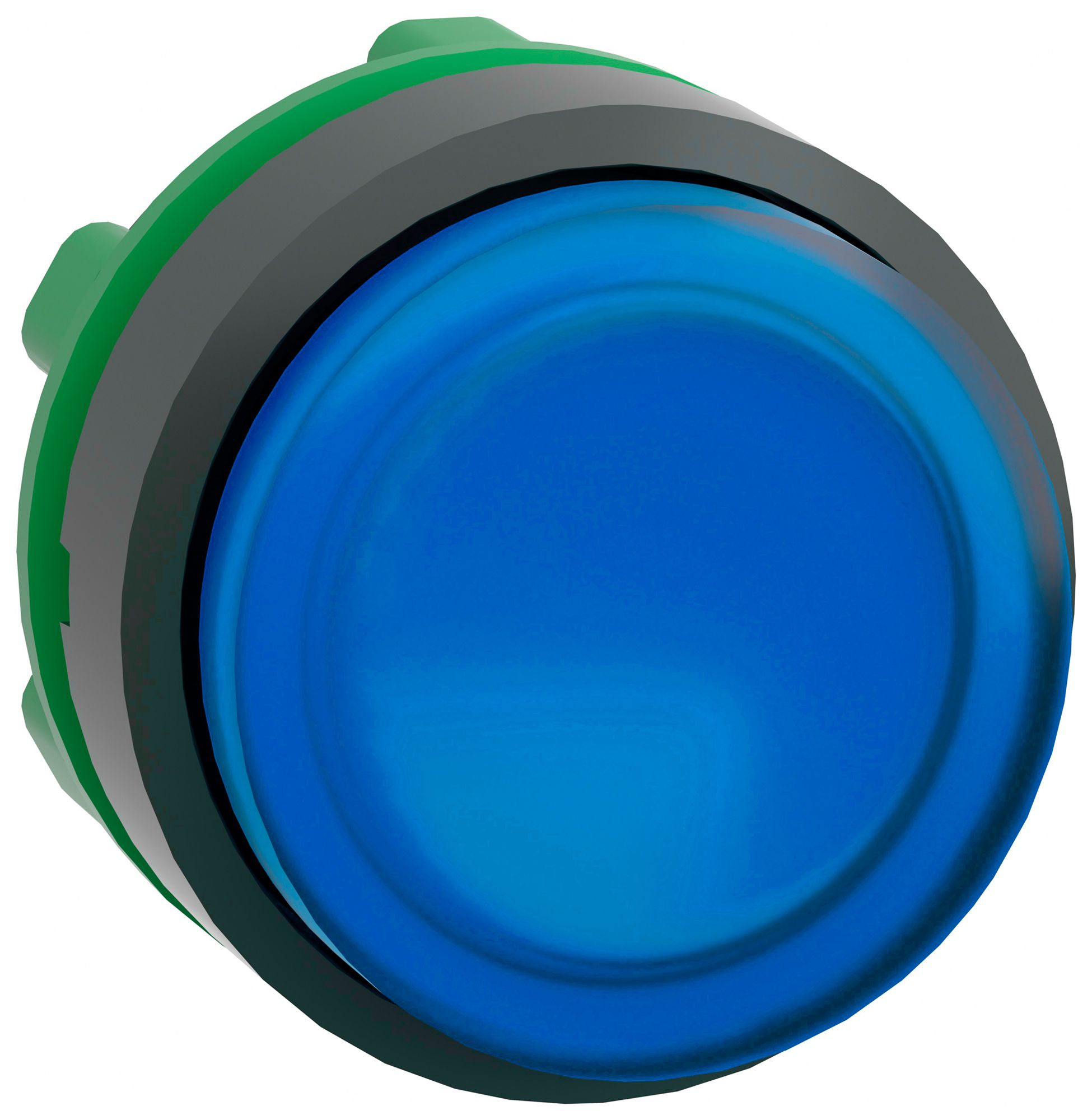 Leuchtdrucktastervorsatz Harmony XB5 blau Ø22.5mm hoch