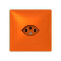 UP-Steckdose SIDUS 3×T23 orange