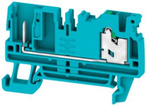 Morsetto di passaggio componibile WM SPGTB 2.5 FT 2C/1 BL 2.5mm² 2×1 DIN35 bl
