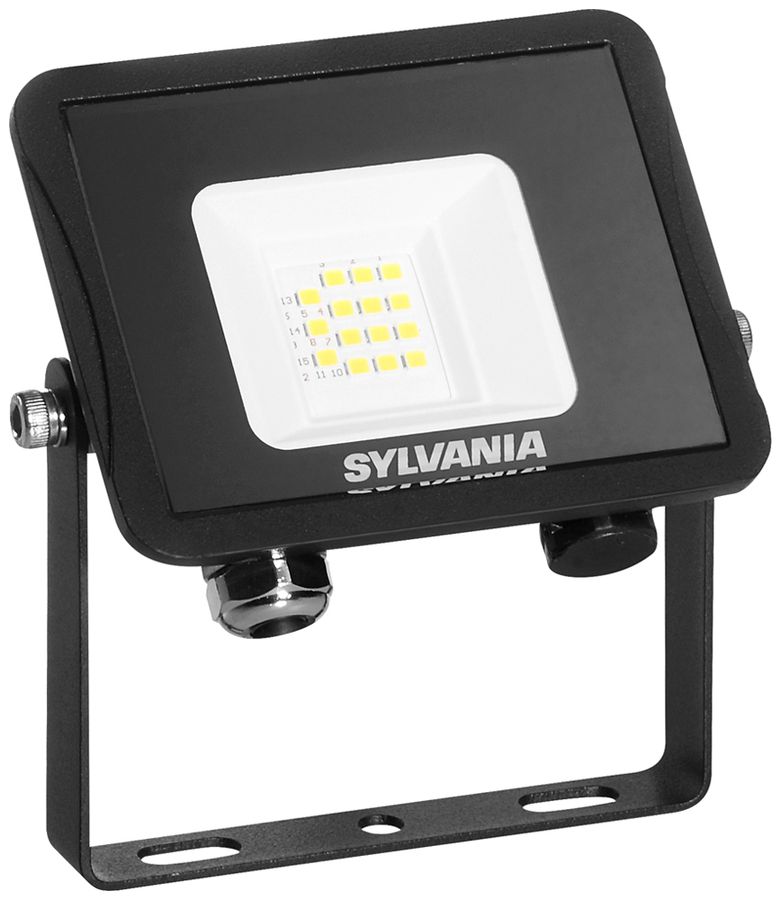 Proiettore LED Sylvania SylFlood 9.5W 1000lm 840 IP65 110° 100×108mm nero