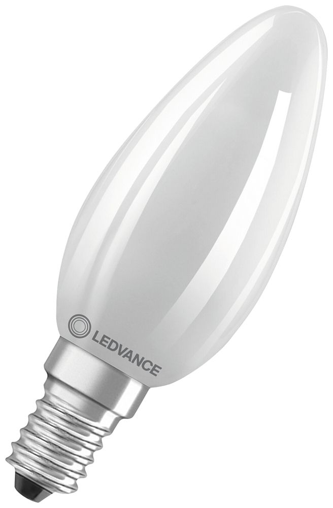Lampe LED LEDVANCE CLASSIC B E14 3.8W 806lm 2700K Ø35×100mm B10.5 mat