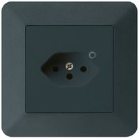 Presa INC Hager kallysto.trend 1×T13 illuminato C nero
