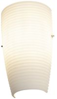 Lampada a muro SLV PURISA E27 40W 310×185×100mm bianco/vetro