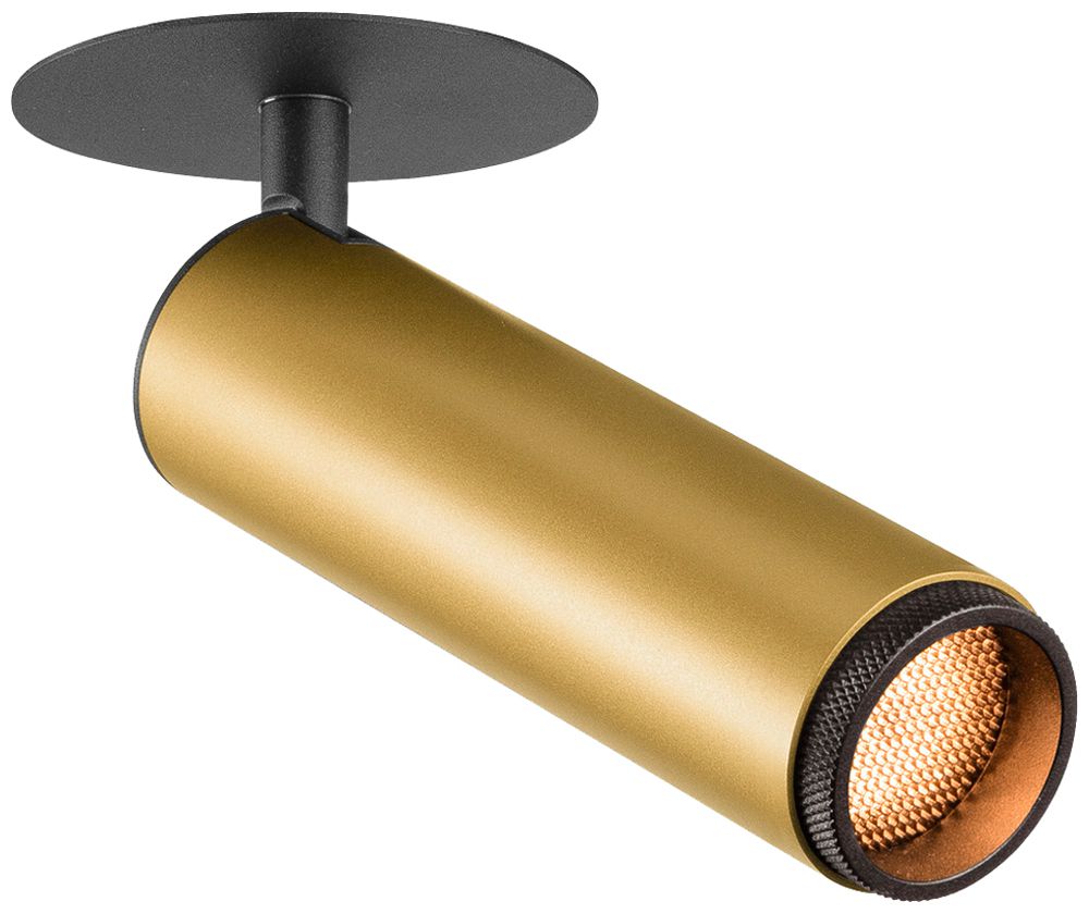 Spot LED INS SLV GRIP SPOT M 21W 2010lm 2700K WB REG Ø43×182×43×64mm nero/oro