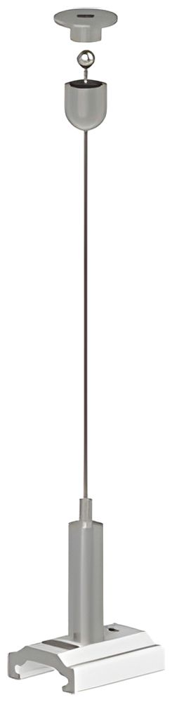 Suspension à corde Sylvania OneTrack Ø1.5×3000mm acier blanc