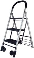 Faltbaren Leiter/Wagen PM LADDER Aluminium 3 Stufen max.Leiter 120kg/Wagen 50kg