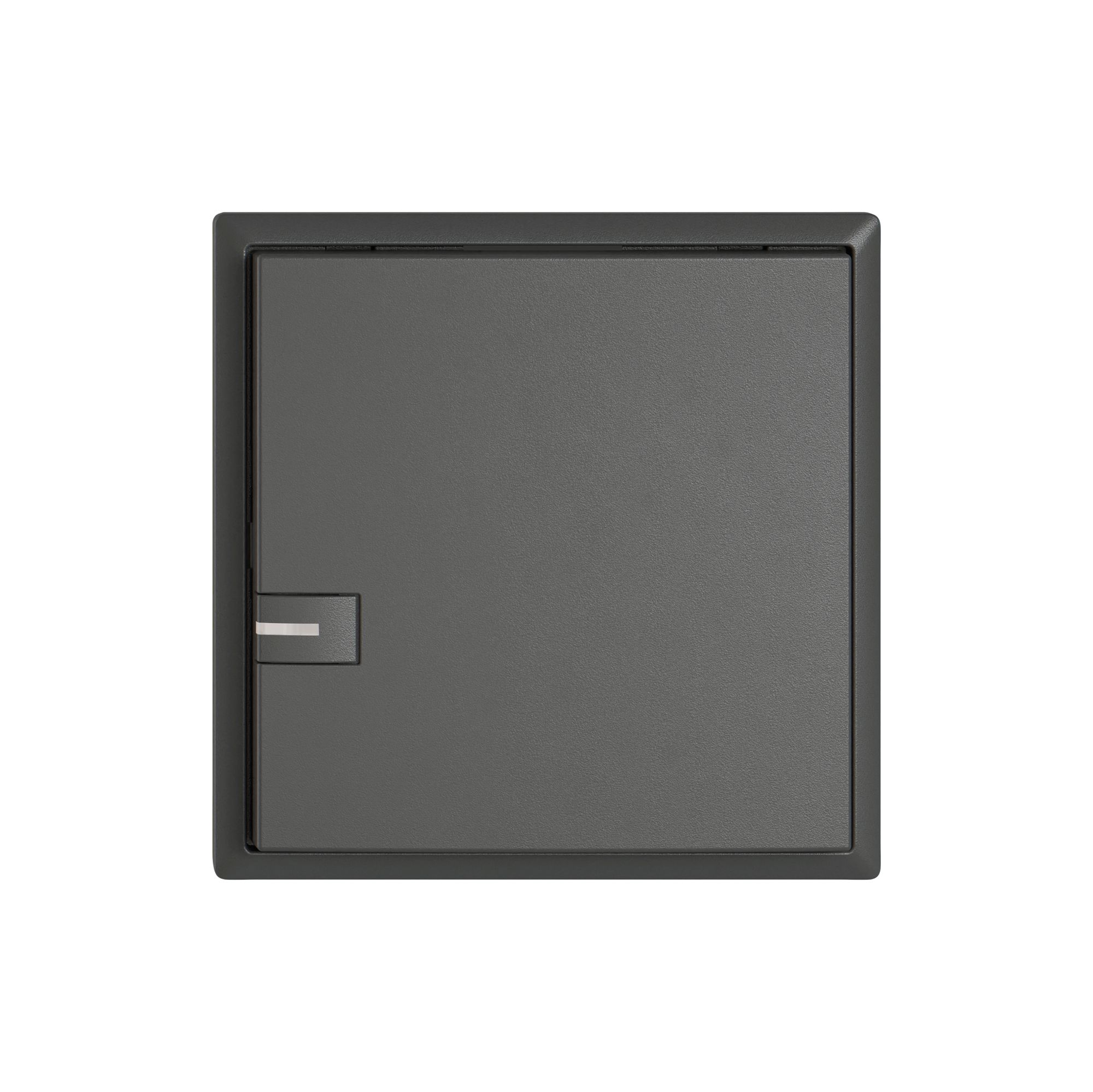 Poussoir universel EDIZIO.liv UNI SNAPFIX® 12…48V a.LED bleu 1× comm.1T grf