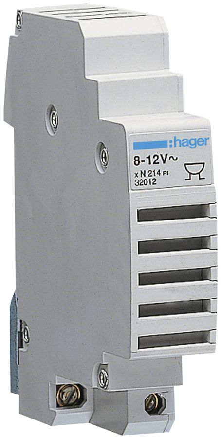 EB-Summer Hager 12V AC 0.33A 78dB Kunststoff hellgrau IP20