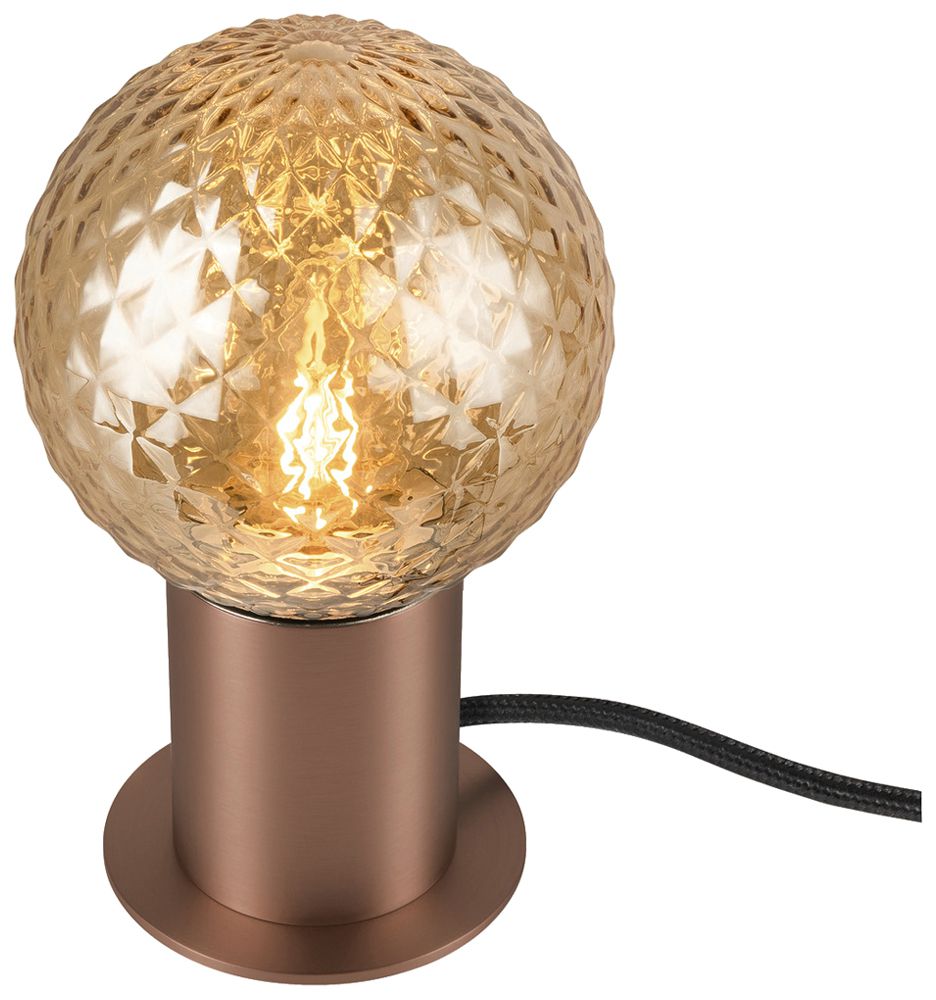 Tischleuchte SLV VARYT E14 1×6W Schalter Ø90×90mm Kupfer