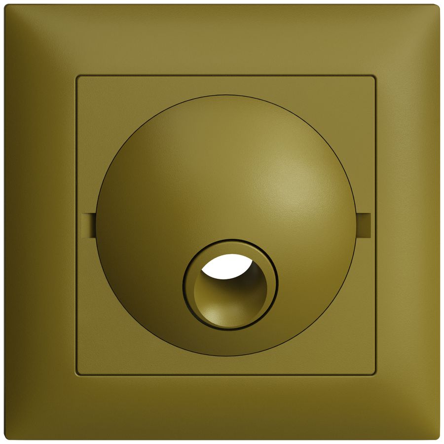 Kit frontale INC EDIZIOdue olive 88×88mm per scatola di raccordo