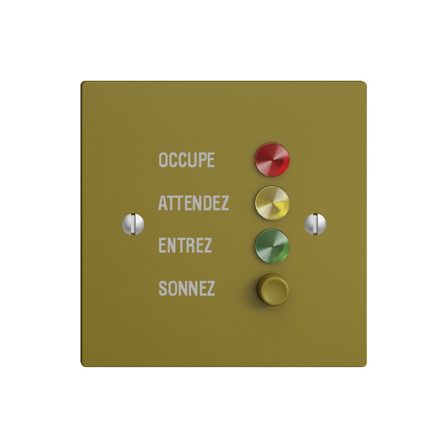 Türstation für Rufleuchte olive franz. EDIZIOdue