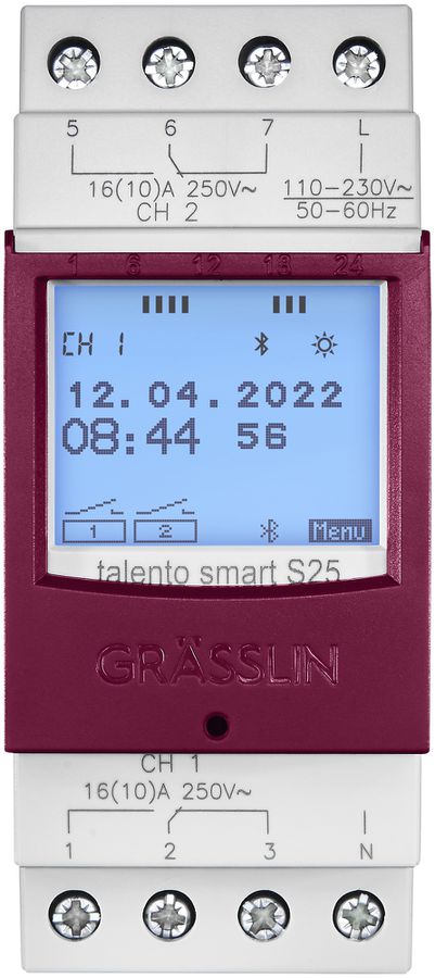 Timer digitale AMD talento smart S25, 2 canali 110/230VAC