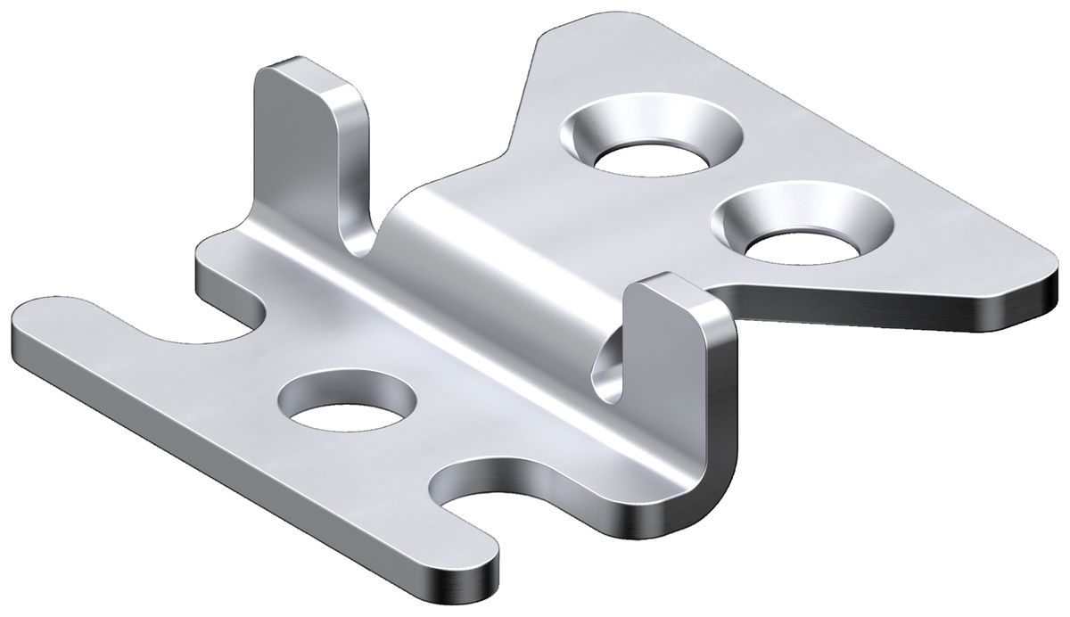 Support mural Rittal SZ 2433.000 pour KL/EB/BG/AE/EL/TP acier affiné 4pcs