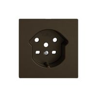 Montageset EDIZIO.liv SNAPFIX® für Steckdose T15 br