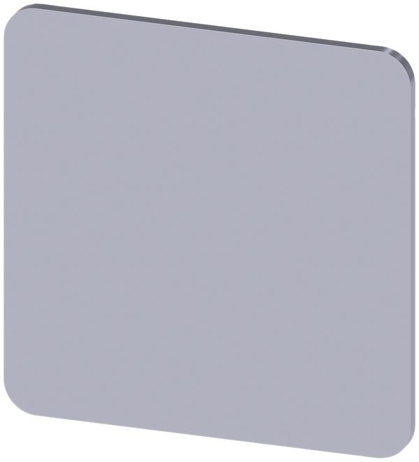 Bezeichnungsschild Siemens SIRIUS ACT, ohne Aufdruck, 27×27mm, silber