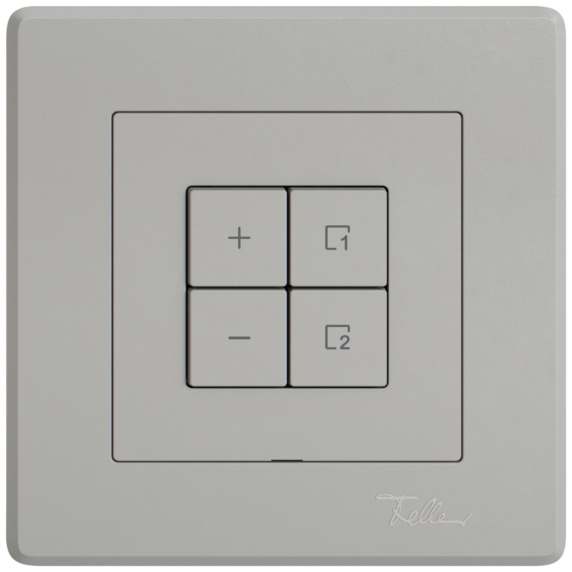 Station sec.variateur ENC EDIZIO.liv Wiser SNAPFIX® 1 scène 4 touches WLAN grc