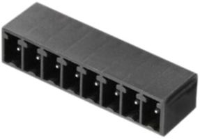 Connettore maschio Weidmüller SC chiuso THT 3.81mm 2L 90° 3.2mm stagnato nero