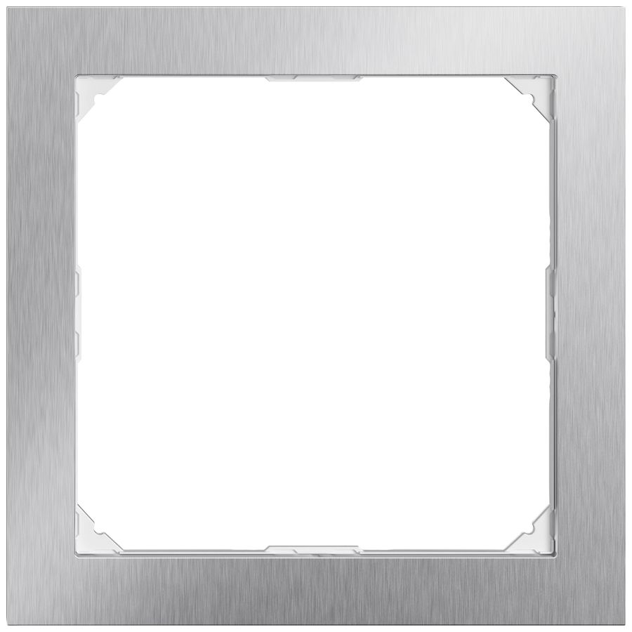 UP-Abdeckrahmen EDIZIO.liv prestige SNAPFIX® f.Video 154×154mm Cr-geschl