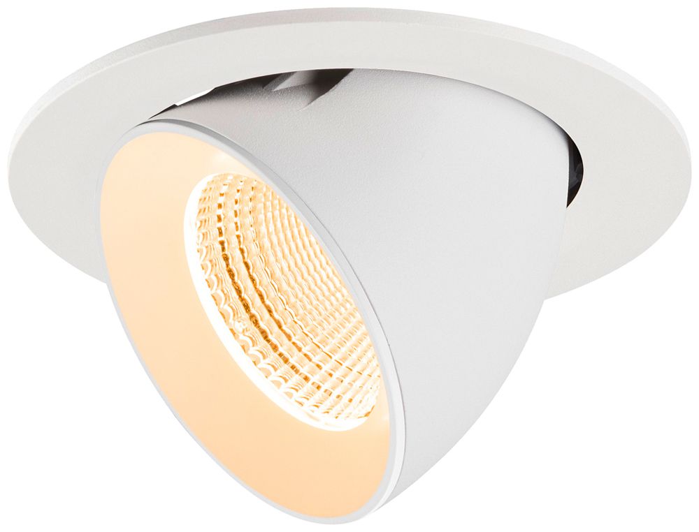 LED-Downlight SLV NUMINOS GIMBLE L 17W 2400lm 2700K WB DALI Ø160×115mm ws