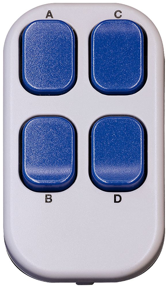 Handsender ALADIN Mini II EnOcean 4-Kan hellgrau/blau