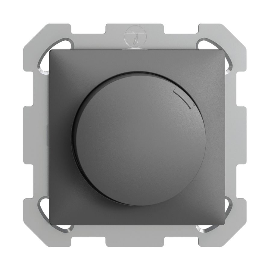 UP-Drehdimmer EDIZIOdue 20…420W universal dunkelgrau