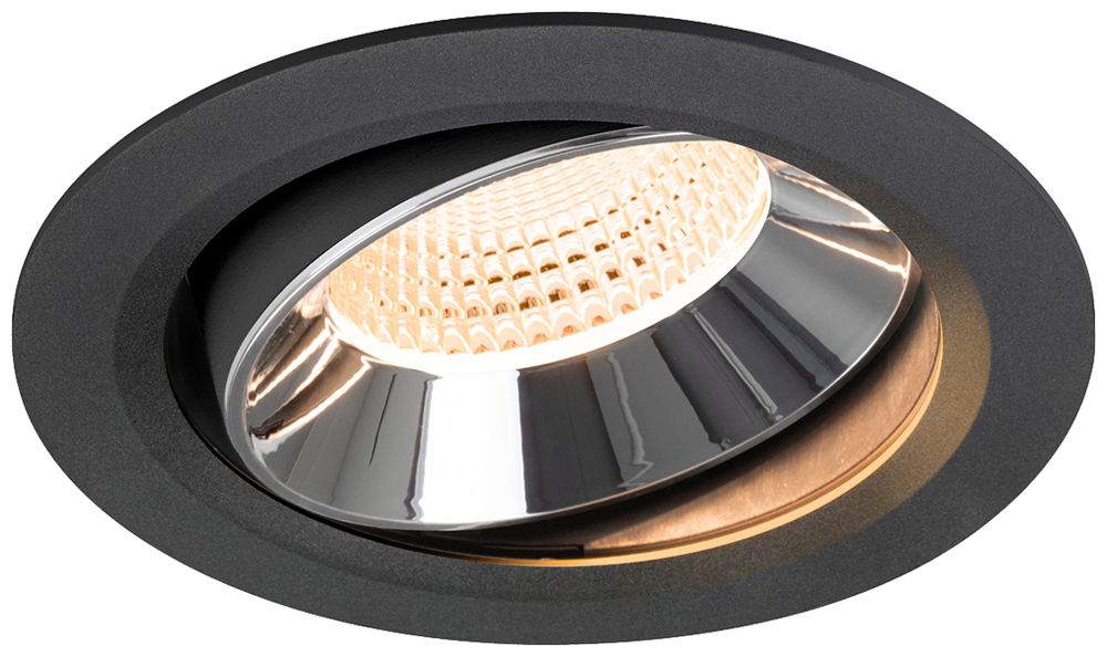LED-Downlight SLV NUMINOS MOVE XL 24W 3500lm 2700K WB DALI Ø175 sz/cr